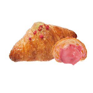 Raspberry Panna Cotta Croissant