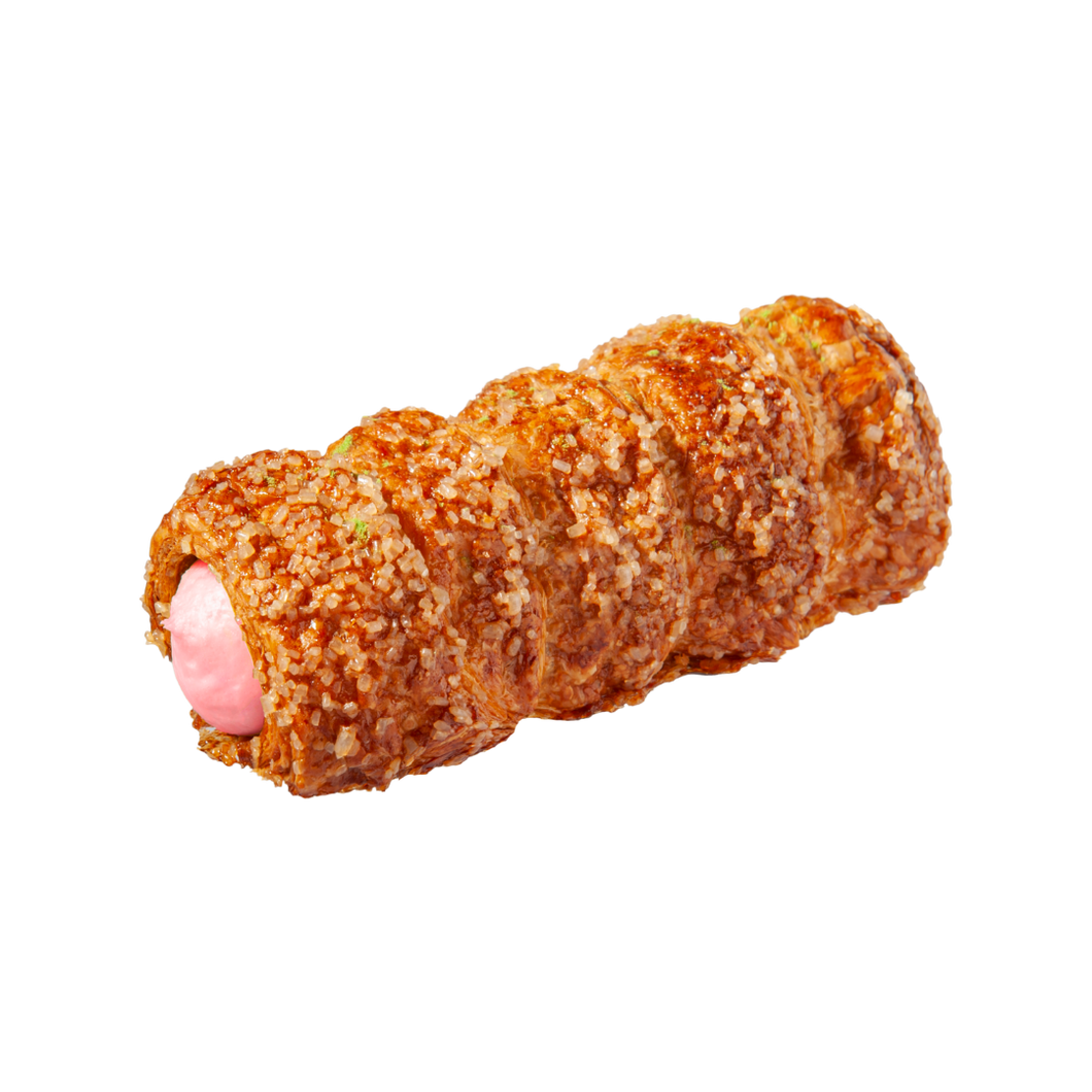 Strawberry Custard Croissant Roll